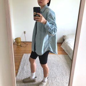 TIMBERLAND WEATHERGEAR VINTAGE 90s DENIM SHIRT